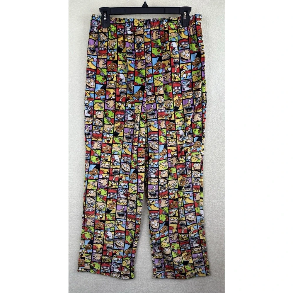 Nickelodeon RUG RATS Mens Medium Plush PJ Bottoms Lounge Pants